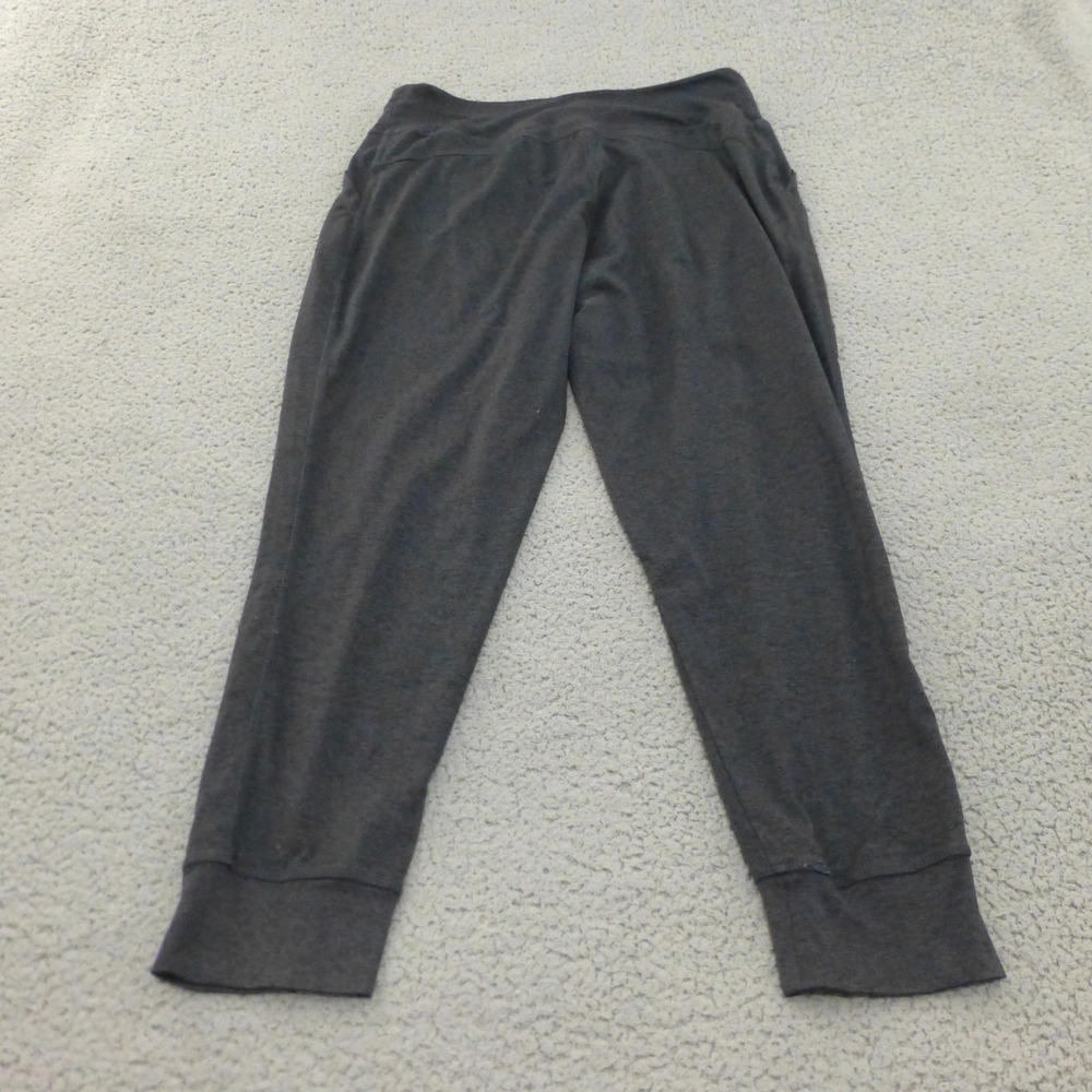 Lole Joggers Womens Large Charcoal Heather Grey Drawstring Activewear Pants